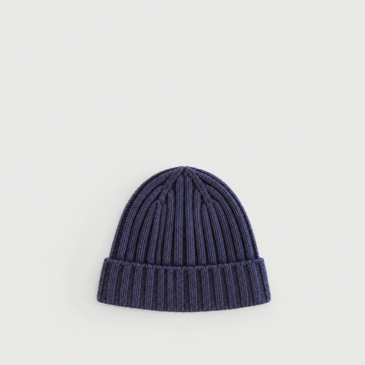 KNITTED CASHMERE BEANIE