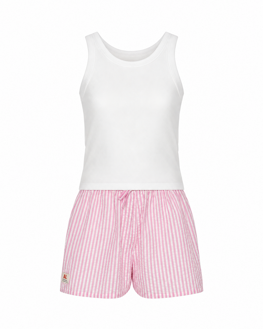 LA PAJAMA SHORT SET