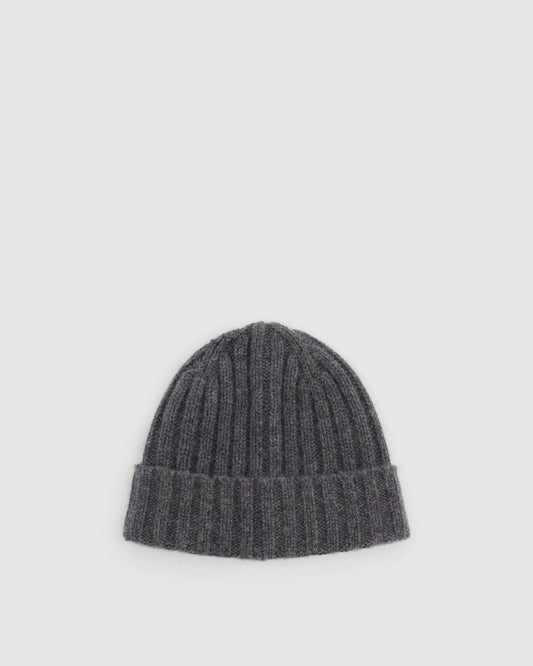 KNITTED CASHMERE BEANIE