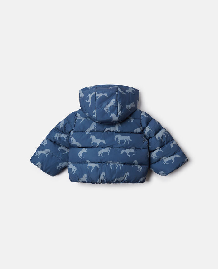 BABY DOWN JACKET WITH HORSES