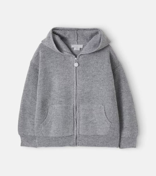 KNITTED HOODIE