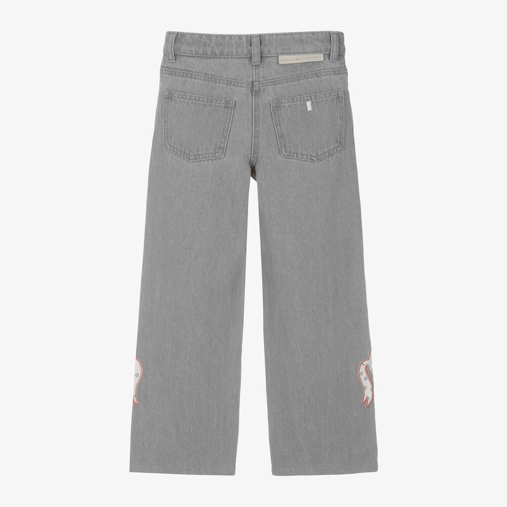 DENIM PANTS WITH HORSES