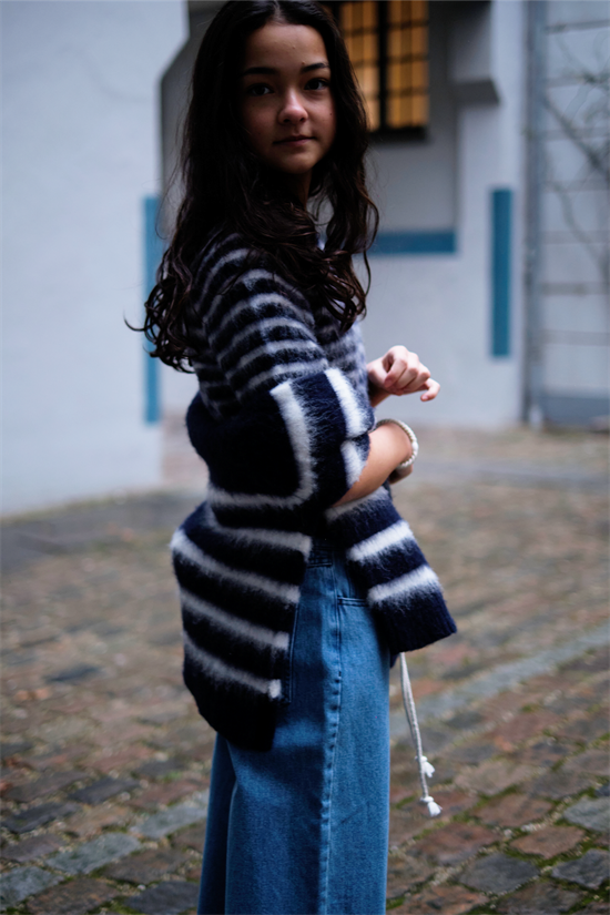G VERONA STRIPE SWEATER